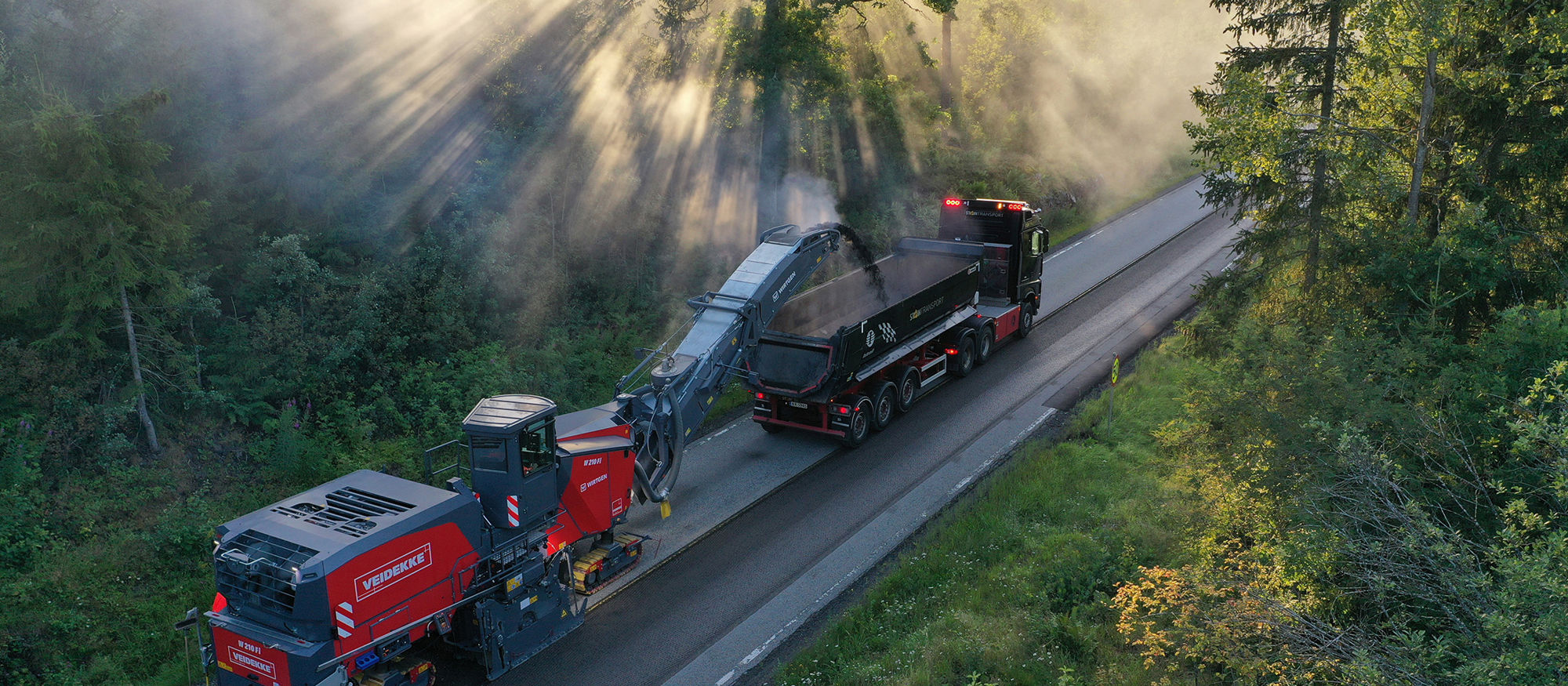 Asphalt in Norway.